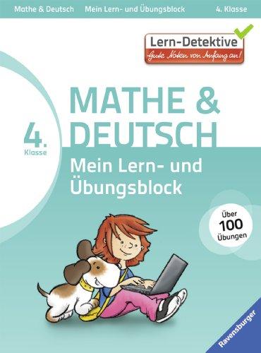 Lern-Detektive: Mein Lern- und Übungsblock (4. Klasse): Mathe und Deutsch