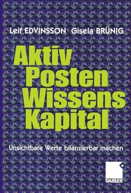 Aktivposten Wissenskapital: Unsichtbare Werte bilanzierbar machen (German Edition)