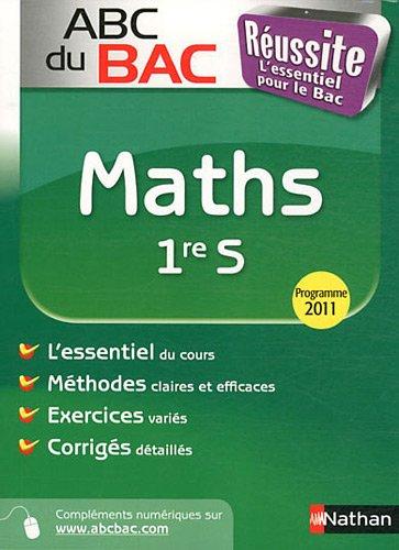 Mathématiques 1re S : programme 2011