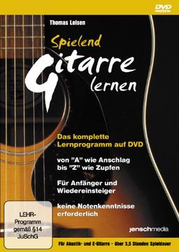 Spielend Gitarre Lernen - Gitarrenschule auf DVD - Die einfachste Art, Gitarre Spielen zu lernen