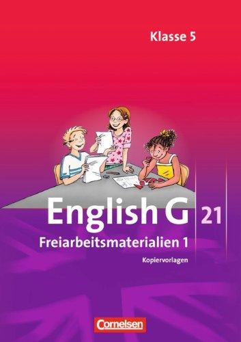 English G 21 - Ausgaben A, B und D: Band 1: 5. Schuljahr - Freiarbeitsmaterialien: Kopiervorlagen