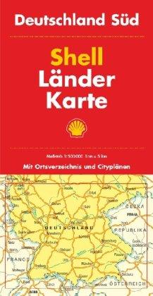 Shell Länderkarte Deutschland Süd 1:500.000