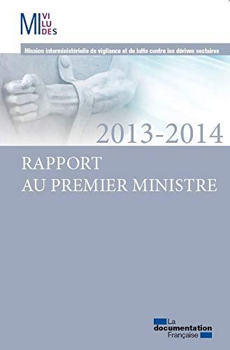 Rapport au premier ministre 2013-2014