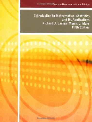 Introduction to Mathematical Statistics and its Applications