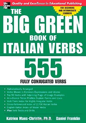 Big Green Book of Italian Verbs: 555 Fully Conjugated Verbs (Big Book of Verbs Series)