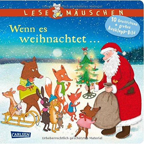 Lesemäuschen: Wenn es weihnachtet ...: Mein erstes Buch zum Vorlesen und Entdecken mit großem Ausklappbild