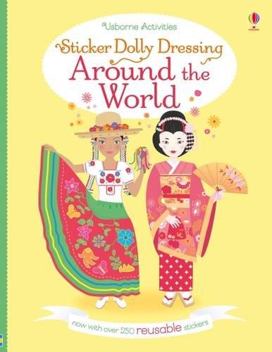 Sticker Dolly Dressing. Around the World