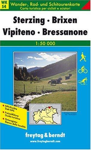 Freytag Berndt Wanderkarten : Sterzing, Brixen, Vipiteno, Bressanone