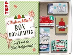 Weihnachtliche Boxbotschaften. Sag's mit einer Streichholzschachtel: Mit hübschen Ausschneidemotiven zum Verzieren der eigenen Schachtelgrüße (kreativ.kompakt.)