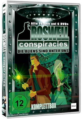 Roswell Conspiracies Komplettbox - Die Aliens sind unter uns - Science Fiction + Action Zeichentrickserie mit Alieninvasion - Kultserie mit 40 Episoden [6 DVDs]