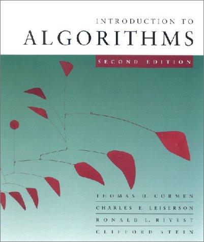 Introduction to Algorithms, Second Edition