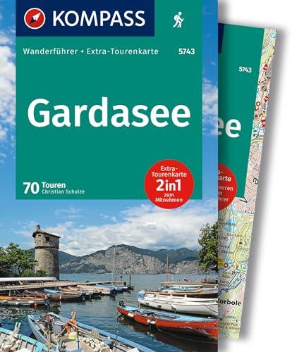 KOMPASS Wanderführer Gardasee, 70 Touren mit Extra-Tourenkarte: GPS-Daten zum Download