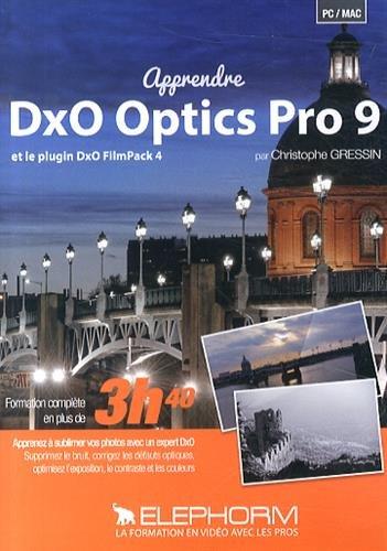 Apprendre DxO Optics Pro 9 et le plugin DxO FilmPack 4 (1DVD)