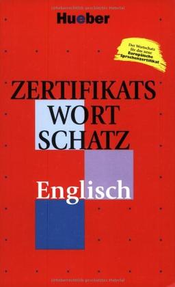 Zertifikatswortschatz, Englisch