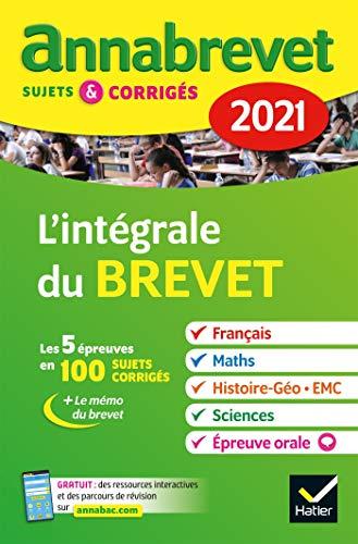 L'intégrale du brevet : 2021