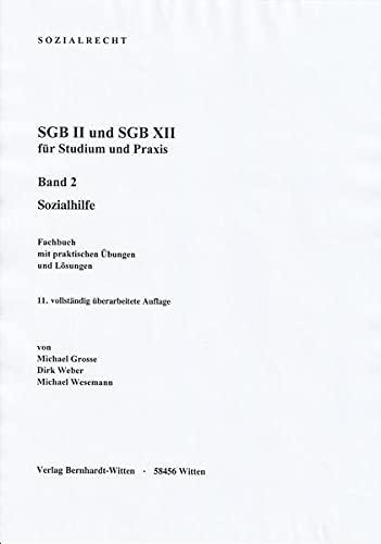 SGB II und SGB XII für Studium und Praxis, Band 2: Sozialhilfe: (keine Auslieferung über den Buchhandel)