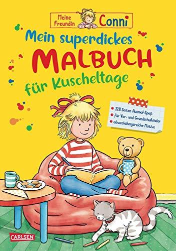 Conni Gelbe Reihe: Mein superdickes Malbuch für Kuscheltage: 128 Seiten Ausmal-Spaß / für Vor- und Grundschulkinder / abwechslungsreiche Motive