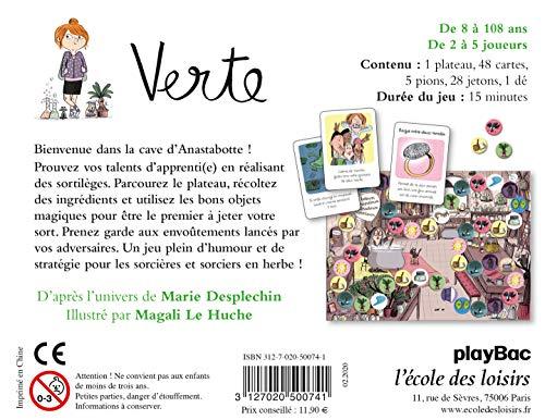 Verte, le jeu! (JEU DE L'ECOLE DES LOISIRS)