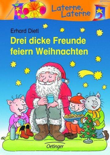 Drei dicke Freunde feiern Weihnachten