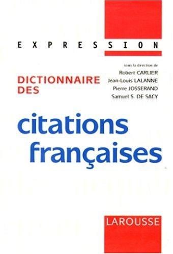 Dictionnaire DES Citations (Expression)