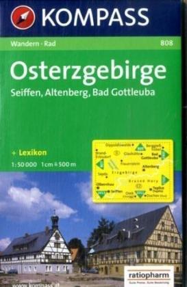 Osterzgebirge: Wander- und Radtourenkarte. Seiffen - Altenberg - Bad Gottleuba. 1:50.000