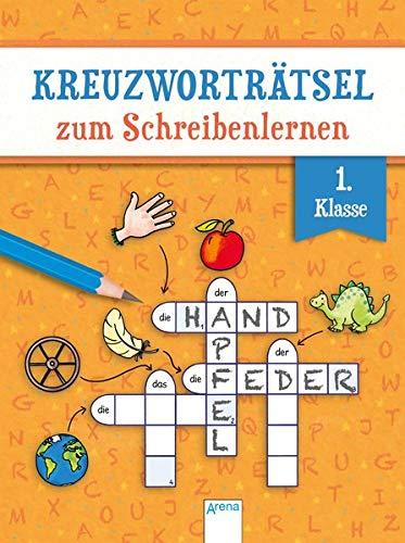 Kreuzworträtsel zum Schreibenlernen. 1. Klasse