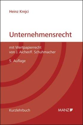 Krejci, H: Unternehmensrecht