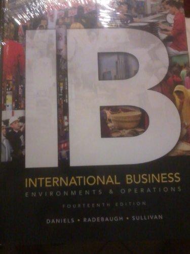 International Business: Environments & Operations