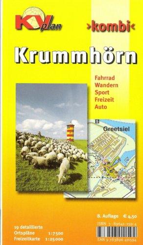 Krummhörn & Greetsiel: 19 Ortspläne 1:7500 mit Freizeitkarte