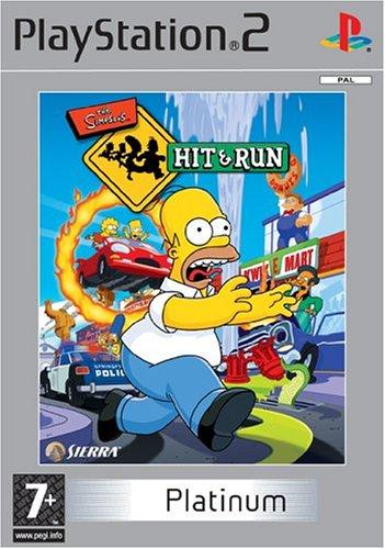 Playstation 2 - The Simpsons: Hit & Run Platinum. Import