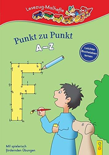 Punkt zu Punkt A-Z: Lesezug-Malheft