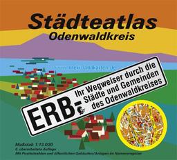 Städteatlas Odenwaldkreis: ERB - Mit allen Städten und Gemeinden des Odenwaldkreises. Massstab 1:13000