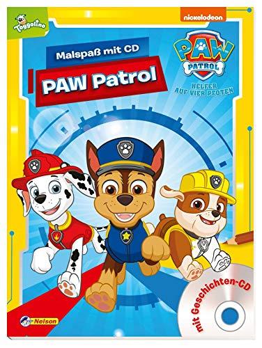 PAW Patrol: Malspaß mit CD: Mit Geschichten-CD!