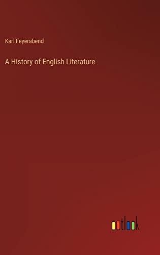 A History of English Literature