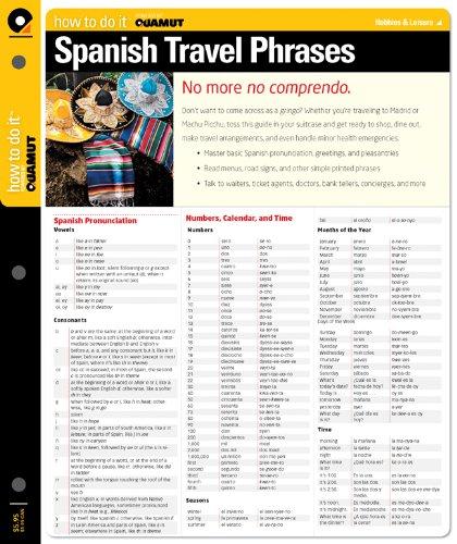 Spanish Travel Phrases: How to Do it (How to do it Quamut)