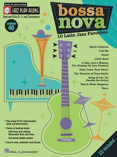 Bossa Nova: 10 Latin Jazz Favorites [With CD] (Hal Leonard Jazz Play-Along)