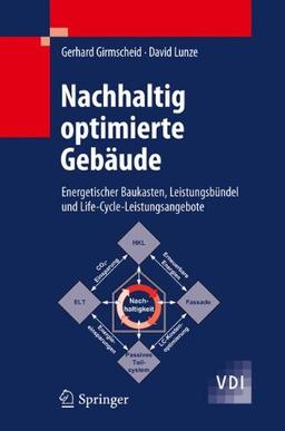 Nachhaltig optimierte Gebäude: Energetischer Baukasten, Leistungsbündel und Life-Cycle-Leistungsangebote (VDI-Buch)