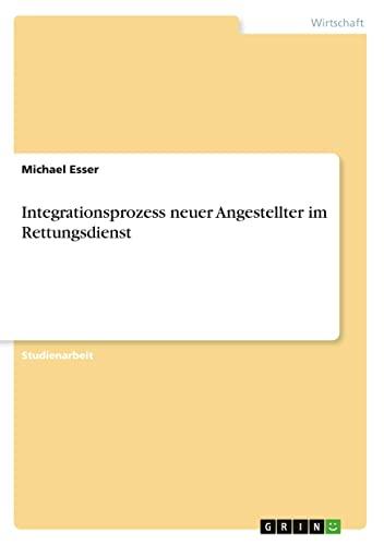 Integrationsprozess neuer Angestellter im Rettungsdienst