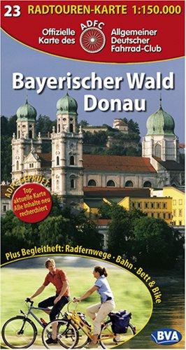 ADFC-Radtourenkarte 23 Bayerischer Wald / Donau 1 : 150 000