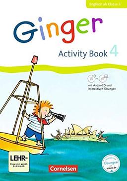 Ginger - Allgemeine Ausgabe - Neubearbeitung: 4. Schuljahr - Activity Book mit interaktiven Übungen auf scook.de: Mit CD-ROM, Audio-CD, Minibildkarten und Faltbox