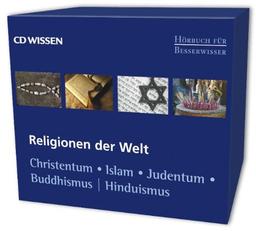 CD WISSEN - Hörbuch für Besserwisser - Religionen der Welt - Sammel-Box - Christentum - Islam - Judentum - Buddhismus - Hinduismus, 4 CDs