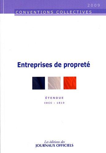 Entreprises de propreté : IDCC 1810, convention collective nationale du 1er juillet 1994, étendue par arrêté du 31 octobre 1994