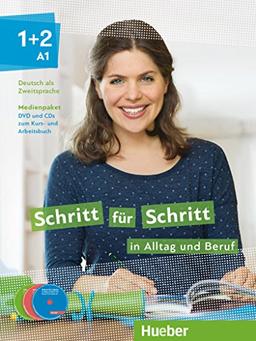 Schritt für Schritt in Alltag und Beruf 1+2: Deutsch als Zweitsprache / Medienpaket