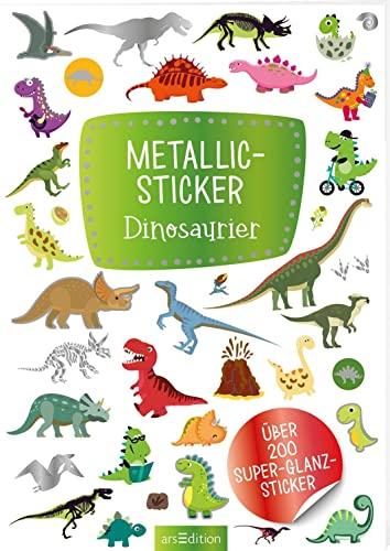 Metallic-Sticker Dinosaurier: Über 200 Super-Glanz-Sticker