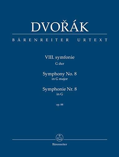 Symphonie Nr. 8 G-Dur op. 88. Studienpartitur, Urtextausgabe. BÄRENREITER URTEXT