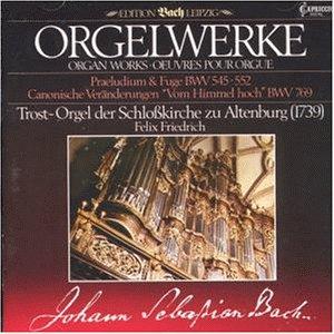 Orgelwerke - Trost-Orgel der Schloßkirche zu Altenburg (1739)