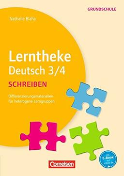 Lerntheke Grundschule - Deutsch: Schreiben 3/4: Differenzierungsmaterial für heterogene Lerngruppen. Kopiervorlagen