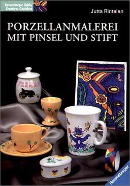 Porzellanmalerei mit Pinsel und Stift