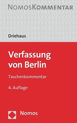 Verfassung von Berlin: Taschenkommentar