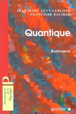 Quantique : rudiments